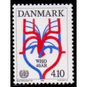 1988. WHO 40 år. AFA nr. 909 postfrisk  Stemplet FDC