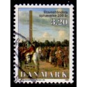 1988. Stavnsbåndets ophævelse. AFA nr. 910 postfrisk  Stemplet FDC