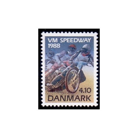 1988. VM i Sppedway. AFA nr. 914 postfrisk Stemplet FDC