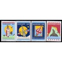 1996. Kulturby '96. AFA nr. 1107-10  postfrisk     Stemplet FDC