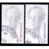 2000. Dr. Margrethe 60 år. AFA 1239-40 komplet postfrisk Stemplet