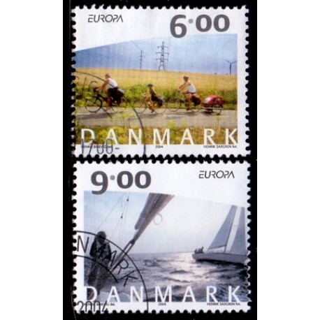 2004. Europamærker / CEPT, AFA 1396-97, postfrisk Stemplet FDC