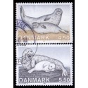 2005. Sæler i Danmark, AFA 1451-52, postfrisk Stemplet FDC