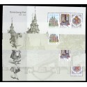 2006. Rosenborg Slot 400 år, AFA nr. 1463-65, postfrisk  miniark Stemplet FDC