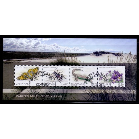 2007. Danmarks natur, AFA nr. 1516, i postfrisk miniark   Stemplet FDC
