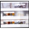 2008. Kunstmuseet Louisiana, AFA nr. 1543-45, i postfrisk miniark  Stemplet FDC