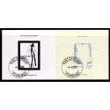 2011. Mode. AFA nr. 1673a, i  postfrisk miniark   Stemplet FDC