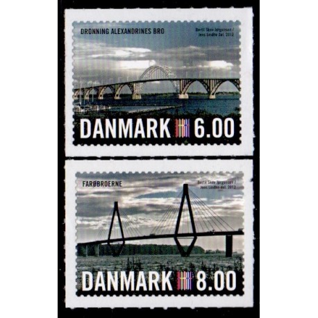 2012. NORDIA 2012. AFA nr. 1689-90,  postfrisk   Stemplet FDC