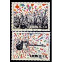 2013. Rockmusik. AFA nr. 1745-46  postfrisk   Stemplet FDC