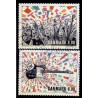 2013. Rockmusik. AFA nr. 1745-46  postfrisk   Stemplet FDC