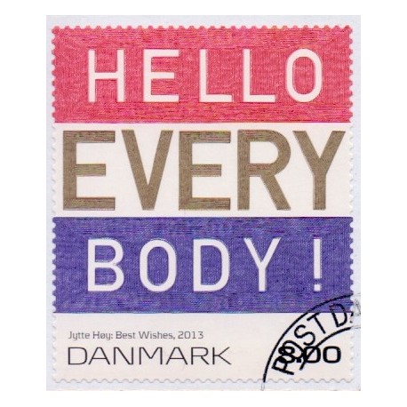 2013. Frimærkekunst. AFA nr. 1755  postfrisk  Stemplet FDC