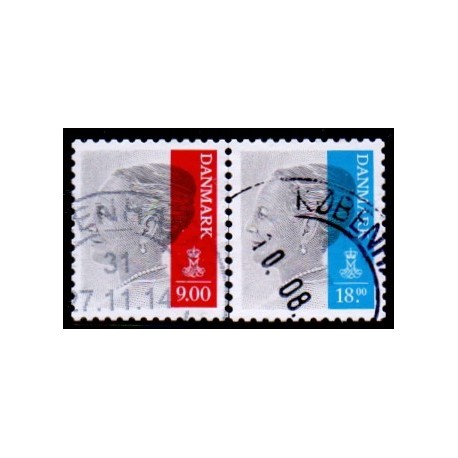 2014. Dr. Margrethe, Dagligmærker. AFA nr. 1762-63 postfrisk   Stemplet FDC