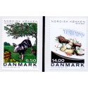 2014. Nordisk køkken. AFA nr. 1764-65 postfrisk   Stemplet FDC