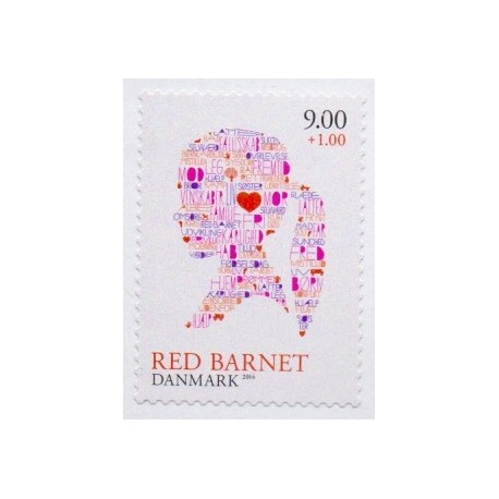 2014. Red Barnet. AFA nr. 1768 postfrisk   Stemplet FDC