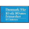 Danmark frimærkehæfte 1975. Bygningsfredning S16