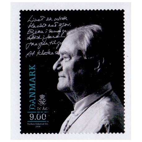 2014. Prinsgemalen 80 år. AFA nr. 1786, postfrisk  Stemplet FDC