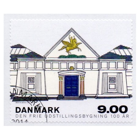 2014. Den frie Udstillningsbygning. AFA nr. 1787, postfrisk   Stemplet FDC