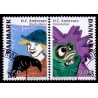 2014. H. C. Andersen. AFA nr. 1788-89, postfrisk    Stemplet FDC