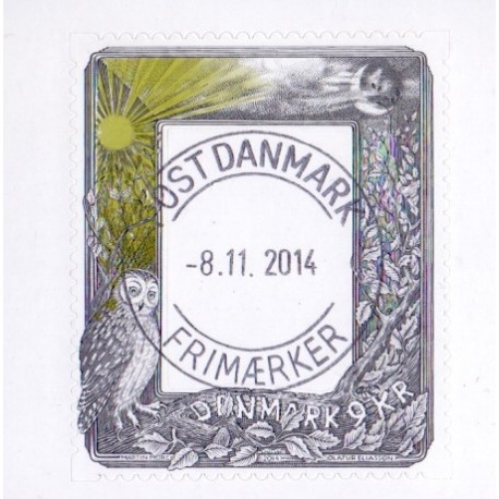 2014. Frimærkekunst. AFA nr. 1795, postfrisk  Stemplet FDC