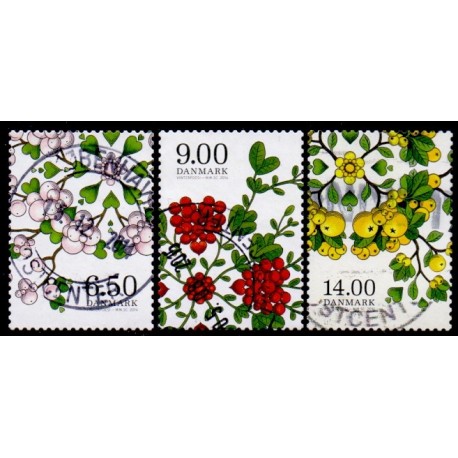 2014. Vinterposei. AFA nr. 1796-98, postfrisk Stemplet FDC