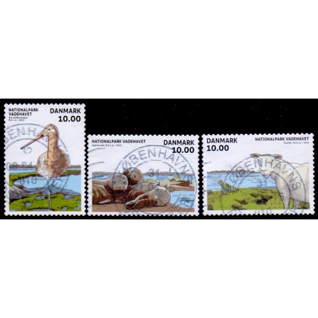 2015. Nationalpark Vadehavet. AFA nr. 1807-09, postfrisk Stemplet FDC