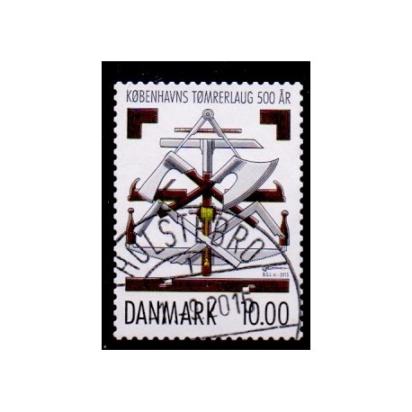 2015. Kbh. Tømmerlaug 500 år. AFA nr. 1834, postfrisk Stemplet FDC