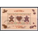 2015. Bagværk i miniark. AFA nr. 1838A, postfrisk Stemplet FDC