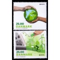 2016. Europa /CEPT. Tænkt grønt, AFA nr. 1859-60, postfrisk Stemplet FDC