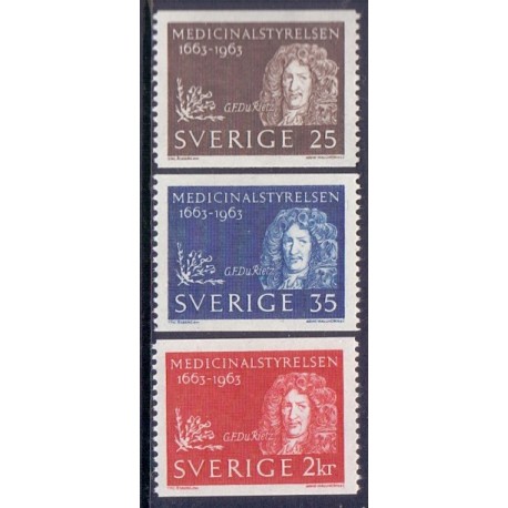 Sverige. 1963. Medicinalstyrelsen. AFA nr. 514-16 **  postfrisk stemplet FDC st,
