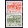 Sverige. 1963. Nationale bygningsværker II. AFA nr. 517-18 **  postfrisk stemplet FDC st,