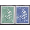 Sverige. 1963. VM i ishockey. AFA nr. 508-09 **  postfrisk stemplet FDC st,