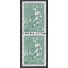 Sverige. 1963. VM i ishockey, i lodret par. AFA nr. 508Co/Cn **  postfrisk stemplet FDC st,