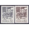 Sverige. 1960. Anders Zorn fødsel AFA 461-62 **  postfrisk stemplet FDC st,