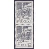 Sverige. 1960. Anders Zorn fødsel AFA, Lodret par. 461Co/Cn **  postfrisk stemplet FDC st,