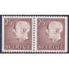 Sverige. 1961. Suppleringsværdier, i vandret par. AFA nr. 485 Cv/Ch **  postfrisk stemplet FDC st,