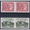 Sverige. 1962. Nationale bygningsværker I, i parstykker. AFA nr. 500Co-01Ch. **  postfrisk stemplet FDC st,