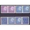Sverige. 1962. Farveændringer, i vandrette par. AFA nr. 495Cv/430Cah **  postfrisk stemplet FDC st,
