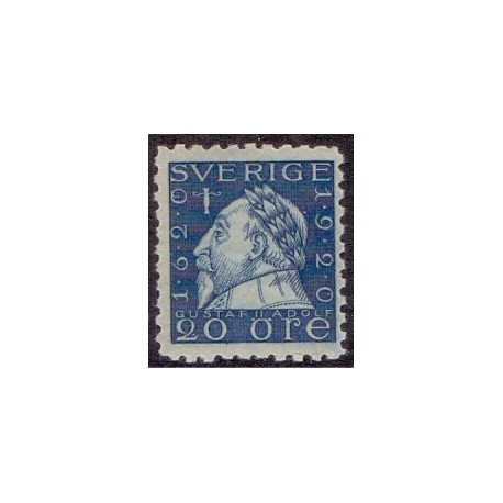Sverige. 1920. Kong Gustav II. tk, lodret. AFA nr. 137B **  postfrisk stemplet FDC st,