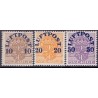 Sverige. 1920. Luftpost 10/3-50/4 Øre. AFA nr. 138-40 **  postfrisk stemplet FDC st,