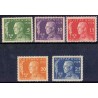 Sverige. 1928. Kong Gustav V. 70 år. AFA nr. 203-07 **  postfrisk stemplet FDC st,