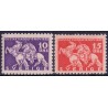 Sverige. 1932. Kong Gustaf II død, 10-20 Øre, takket alle sider AFA nr. 217B-18B **  postfrisk stemplet FDC st,