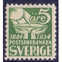 Sverige. 1933. Postsparebankens jubilæum, tp. I AFA nr. 221B **  postfrisk stemplet FDC st,