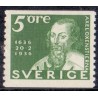 Sverige. 1936, Postvæsnets 300 år, 5 Øre. AFA 231 **  postfrisk stemplet FDC st,