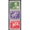 Sverige. 1936, Postvæsnets 300 år, 5-15 Øre. tk alle sider AFA 231B-33B **  postfrisk stemplet FDC st,
