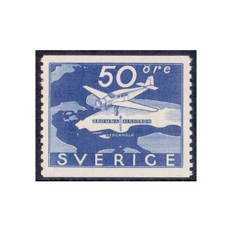 Sverige. 1936. Bromma lufthavn. AFA 243 **  postfrisk stemplet FDC st,