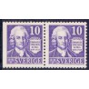 Sverige. 1938, Emanuel Swedenborg 10 Øre. AFA nr. 248Cv & 248B **   postfrisk stemplet FDC st,