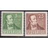Sverige. 1939. P.H. Ling, 5-25 Øre, AFA 258-59 **  postfrisk stemplet FDC st,