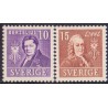 Sverige. 1939. Berzelius og Linné 10-15 Øre. tk.alle sider. AFA 260B-61B **  postfrisk stemplet FDC st,