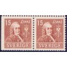 Sverige. 1939. Linné 15 Øre. AFA 261Cv & 261B **  postfrisk stemplet FDC st,
