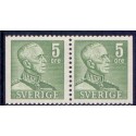 Sverige. 1939-41. Kong Gustav V. 5 Øre. AFA 264Cv & 264Ch **  postfrisk stemplet FDC st,